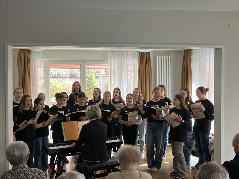 Young Voices im Altenheim Landsberg